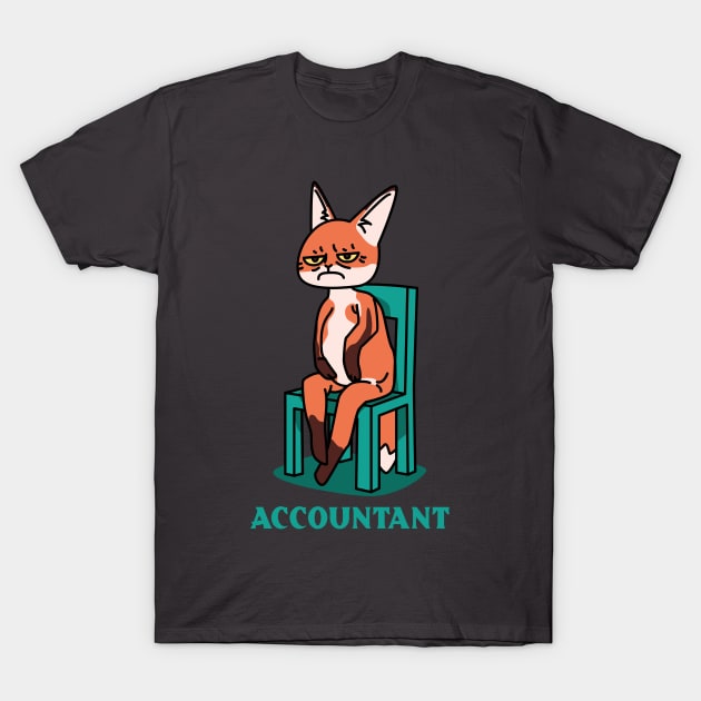 Accountant Sad Meme - Accounting & Finance Funny T-Shirt by Condor Designs